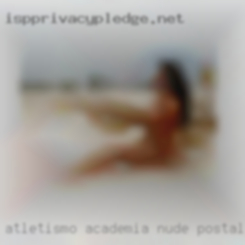 Atletismo academia nude postal.